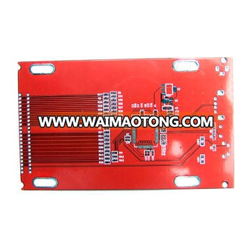 Double Sided PCB with Red Solder Mask Printing