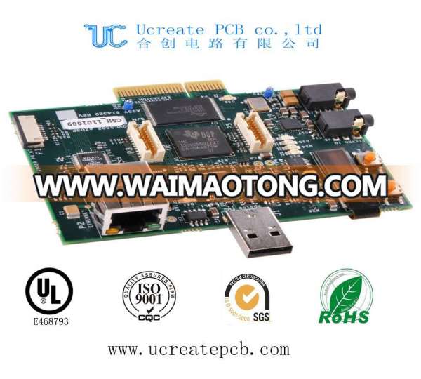 Green Solder Mask PCB for Smartphone with Ce RoHS