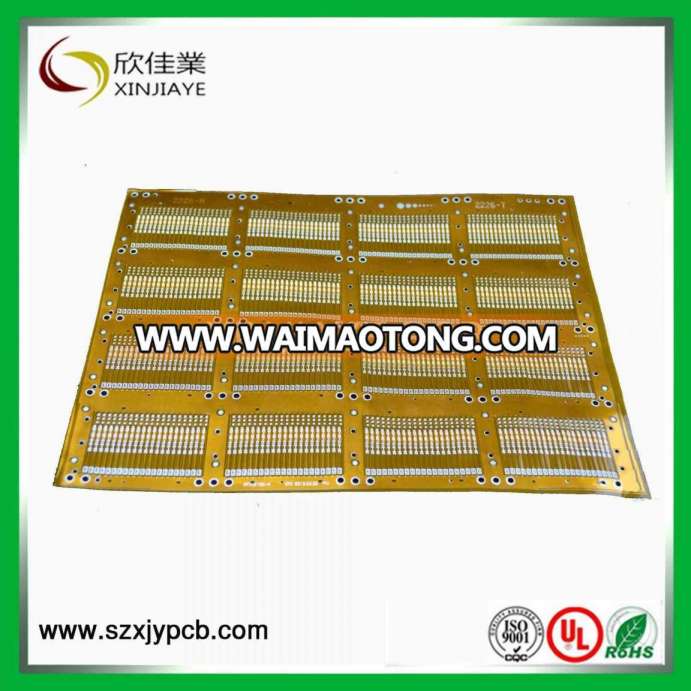 Single Sided Polyimide Material Flexible PCB with Stiffener