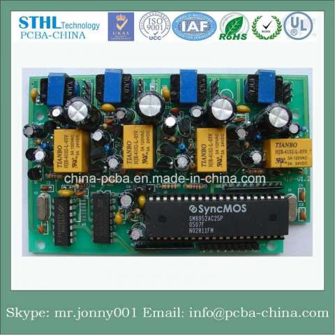 Rigid PCB PCBA Board with Immersion Gold Surface Treatment